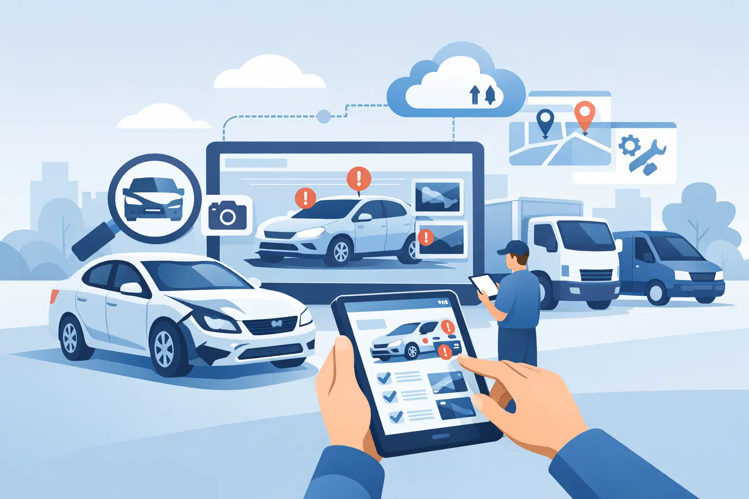 Fahrzeugschäden digital nachverfolgen im Fuhrpark