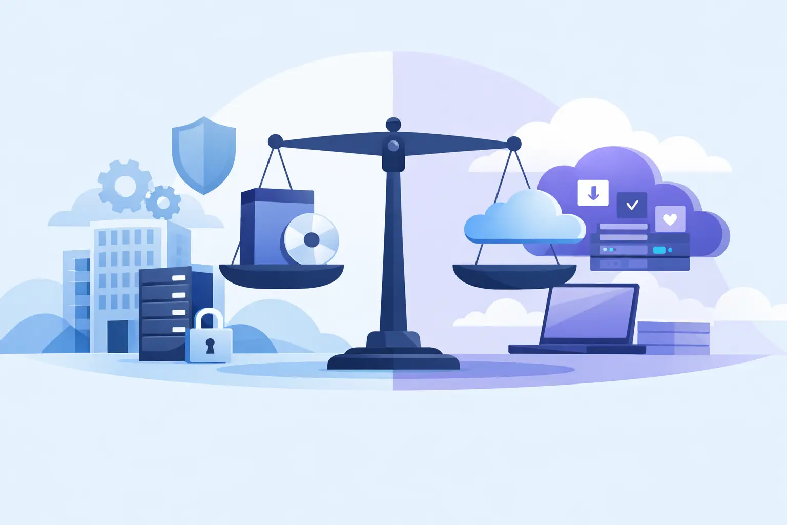 On Premise gegen Cloud Lizenzmodell im Vergleich