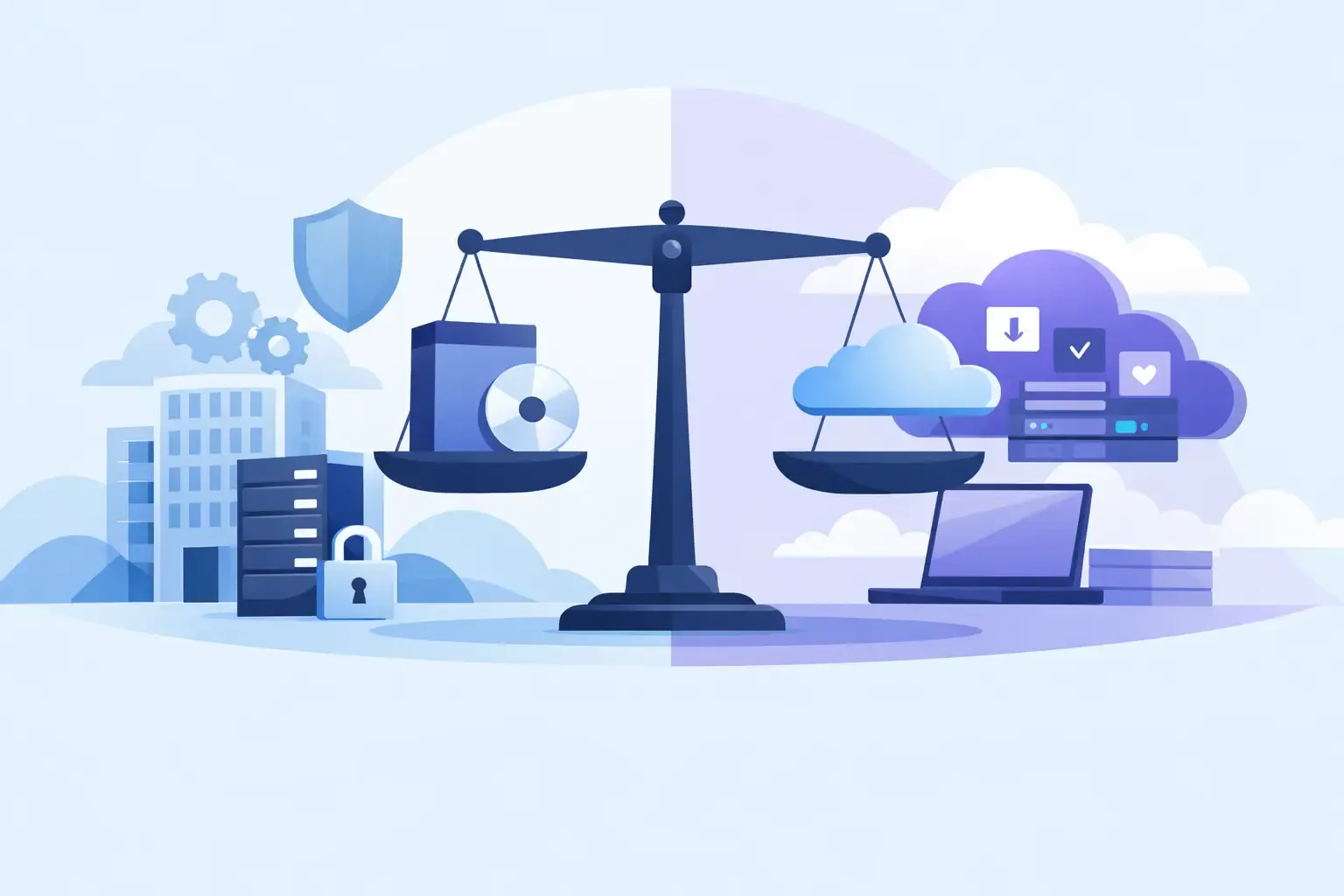 On Premise gegen Cloud Lizenzmodell im Vergleich