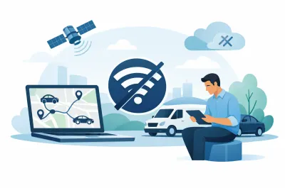 Kann Fuhrparksoftware offline arbeiten?